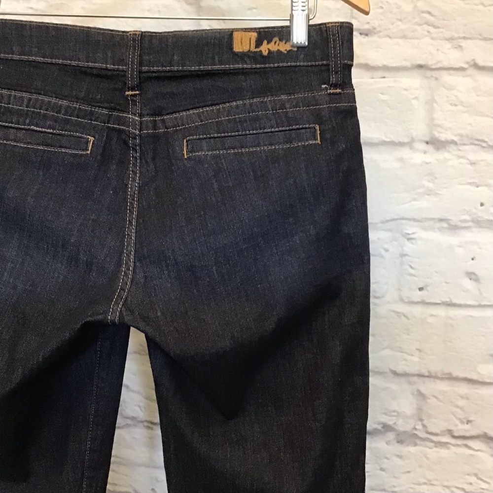 Kut From The Kloth 6 Women's Denim Jeans Shorts Bermuda Dark Indigo Stretch - Picture 5 of 10